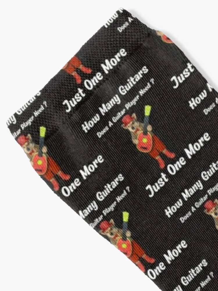 Copy ofhow many guitars does a guitar player need?,just one more Socks gym New year's custom hockey Women Socks Men's