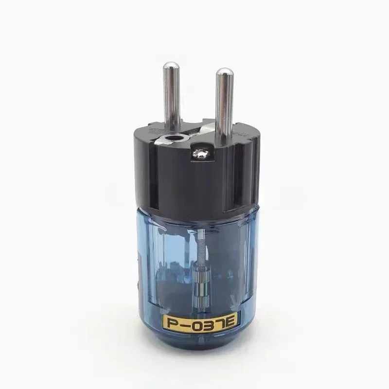 Hifi oyaide C-037 p-037e Schuko الروديوم مطلي النحاس الاتحاد الأوروبي التيار المتناوب قابس طاقة Ver IEC موصل لتقوم بها بنفسك