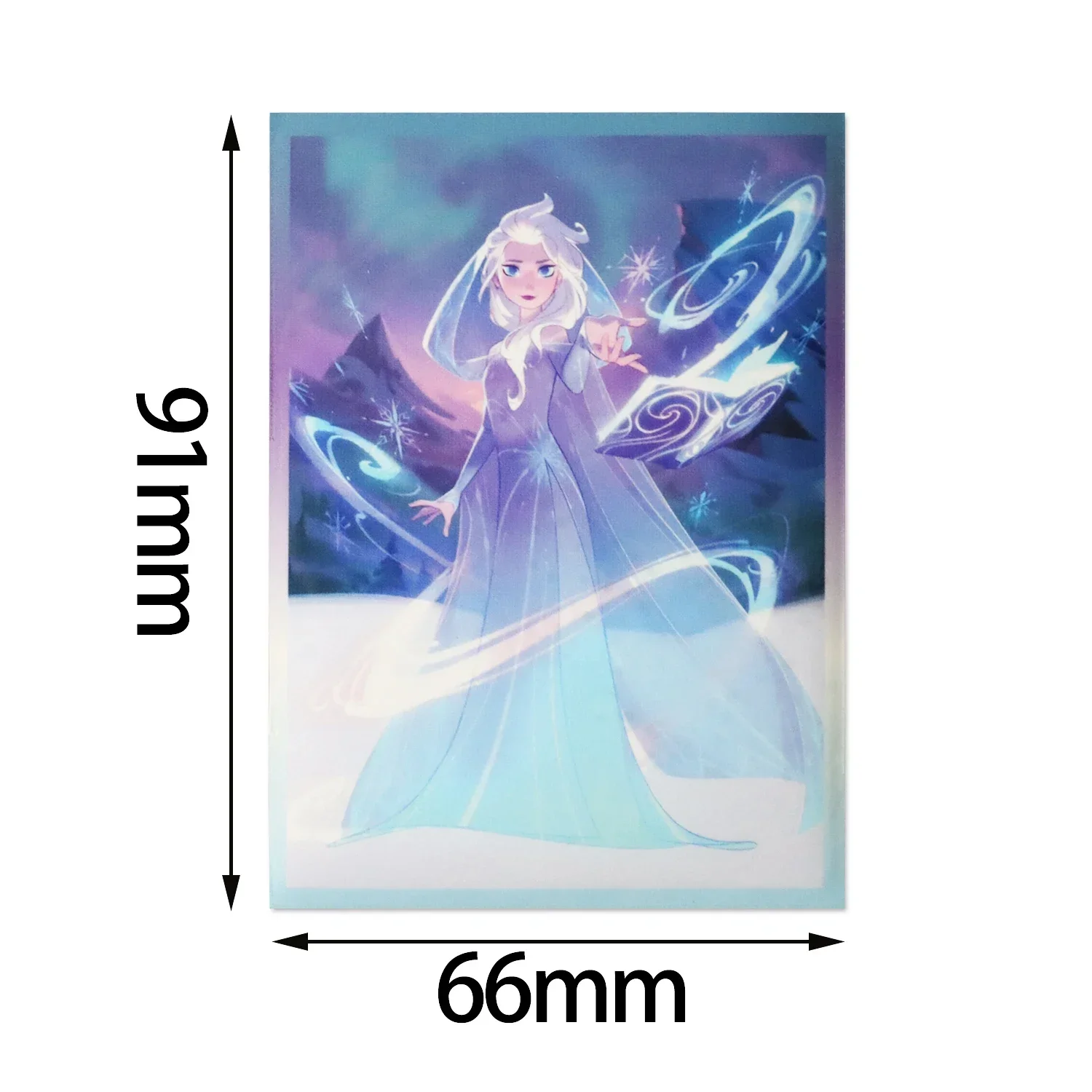 60PCS Lorcana Card Sleeves Stitch Ursula Rapunzel Queen Elsa Standard Size Trading Card Protectors  Toploaders Sleeeve 66X91mm