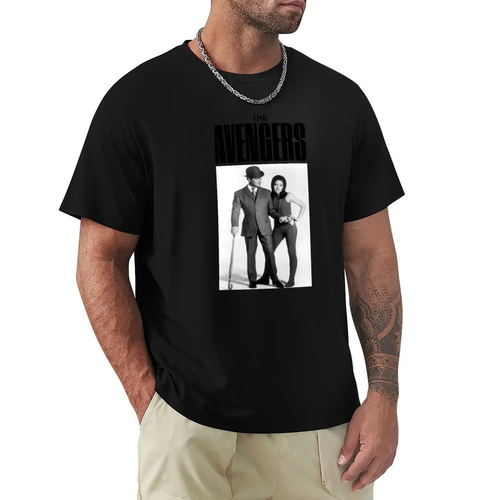 John Steed Emma Peel T-Shirt tees anime t shirts oversized t shirt men