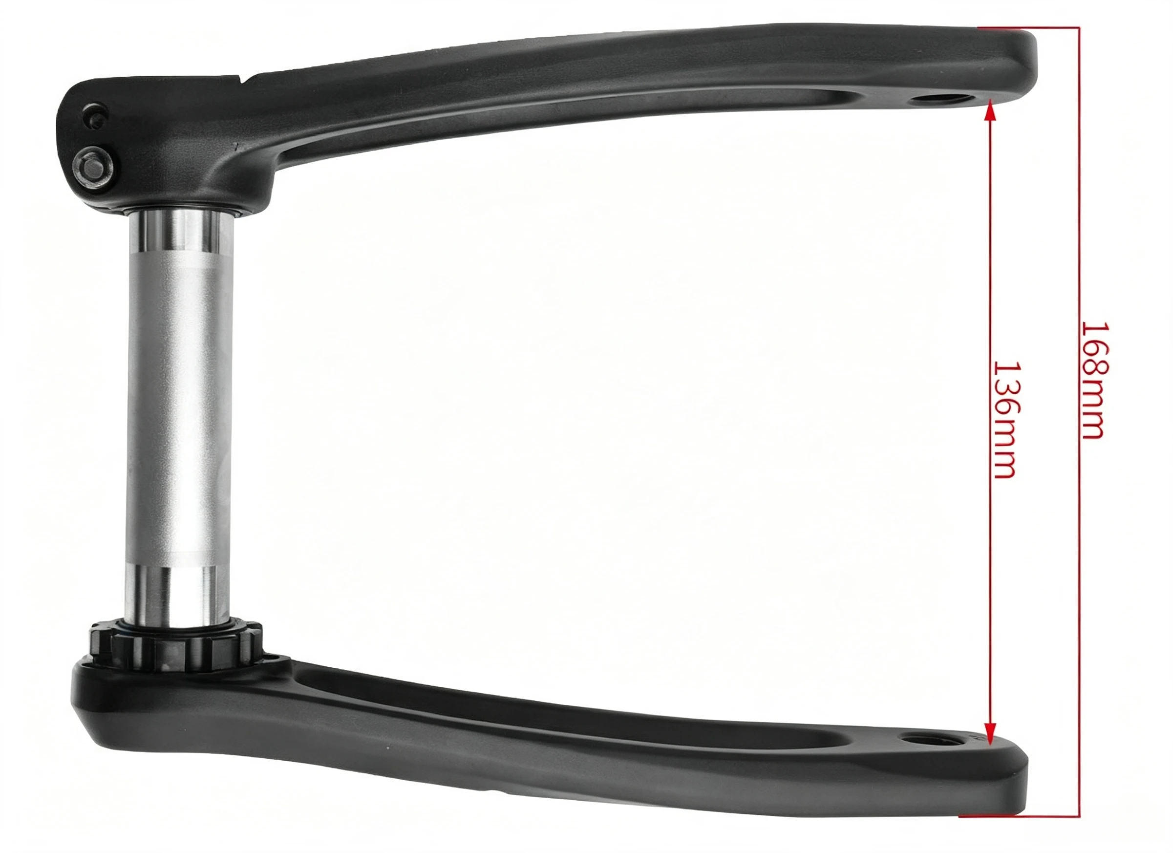 AKANTOR XT Hollowtech MTB Kurbelgarnitur 104 BCD 170mm Fahrradkurbelarm 34-40T Kettenblatt 9-12-Gang Mountainbike Kurbelsatz – Detail 4