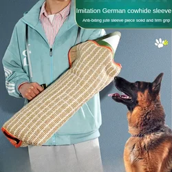 dog training bite sleeve Canine target canvas hard-shell protective gear made of cowhide with replaceable sleeves