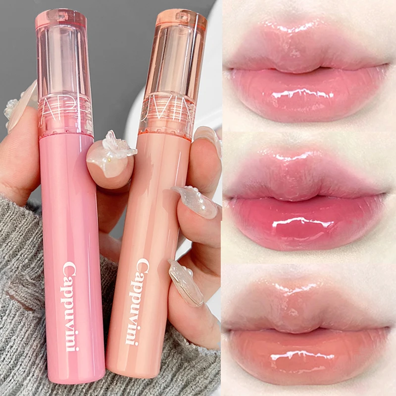 6 Colors Mirror Juice Lip Glaze Long Lasting Moisturizing Glossy No Sticky Sexy Pink Lip Gloss for Women Korean Makeup Cosmetics