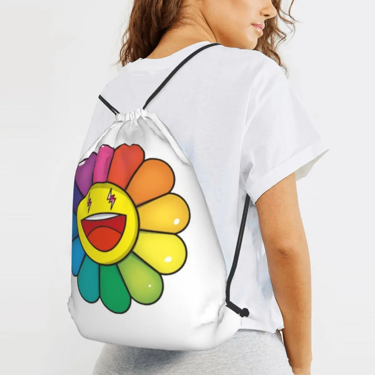 J Balvin Colores Backpacks Multi-function Drawstring Bags Shoes Bag Book Bags for Man Woman School