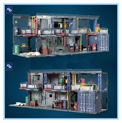 FR FreshRetro1:18/24 Diorama Bulding set SIB08 Outpost SIB09 Bazzar SIB10 Container Warehouse Scen Model fit 5/10cm Figure Toy