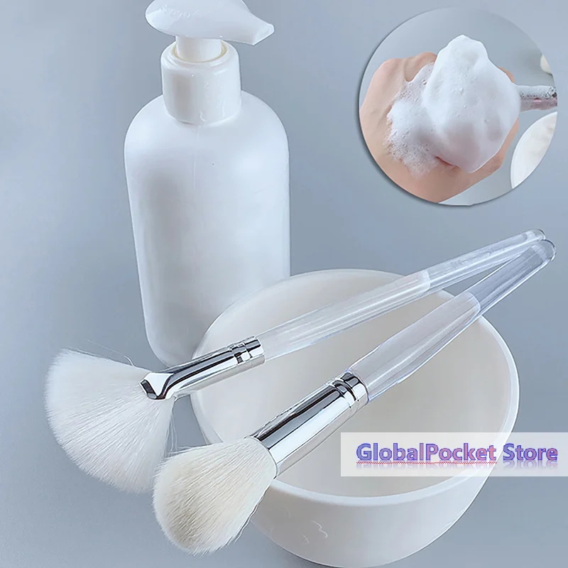 Escova de Limpeza Facial [TG823] com Cerdas Macias, Escova de Massagem Facial, Escova para Máscara Facial, Ferramenta Portátil para Cuidados com a Pel