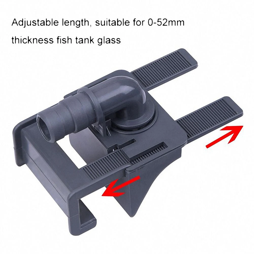 Aquarium Water  Pipe  Connector Fishbowl Inflow Outflow Stretchable Water Pipe Fixing Clip Mount Holder Aquarium Accessories