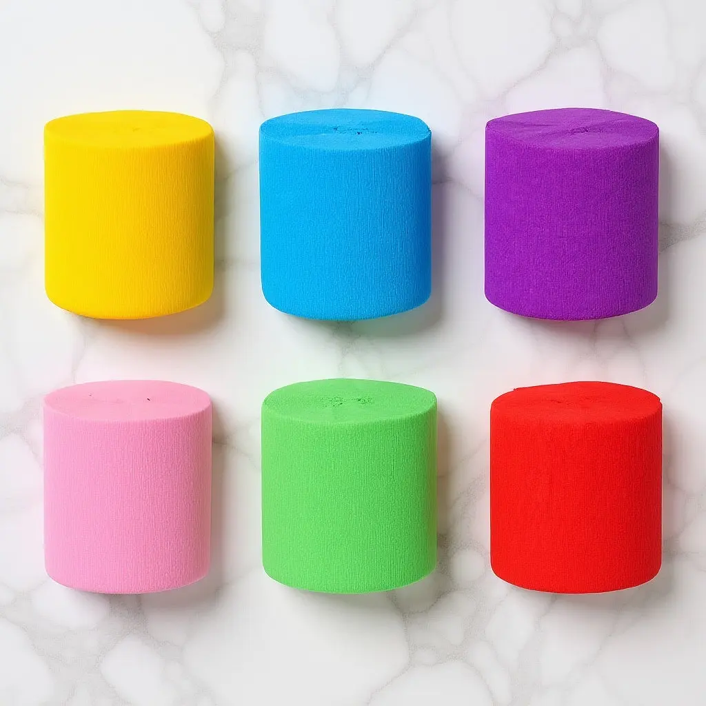 6 Rolls Crepe Paper…