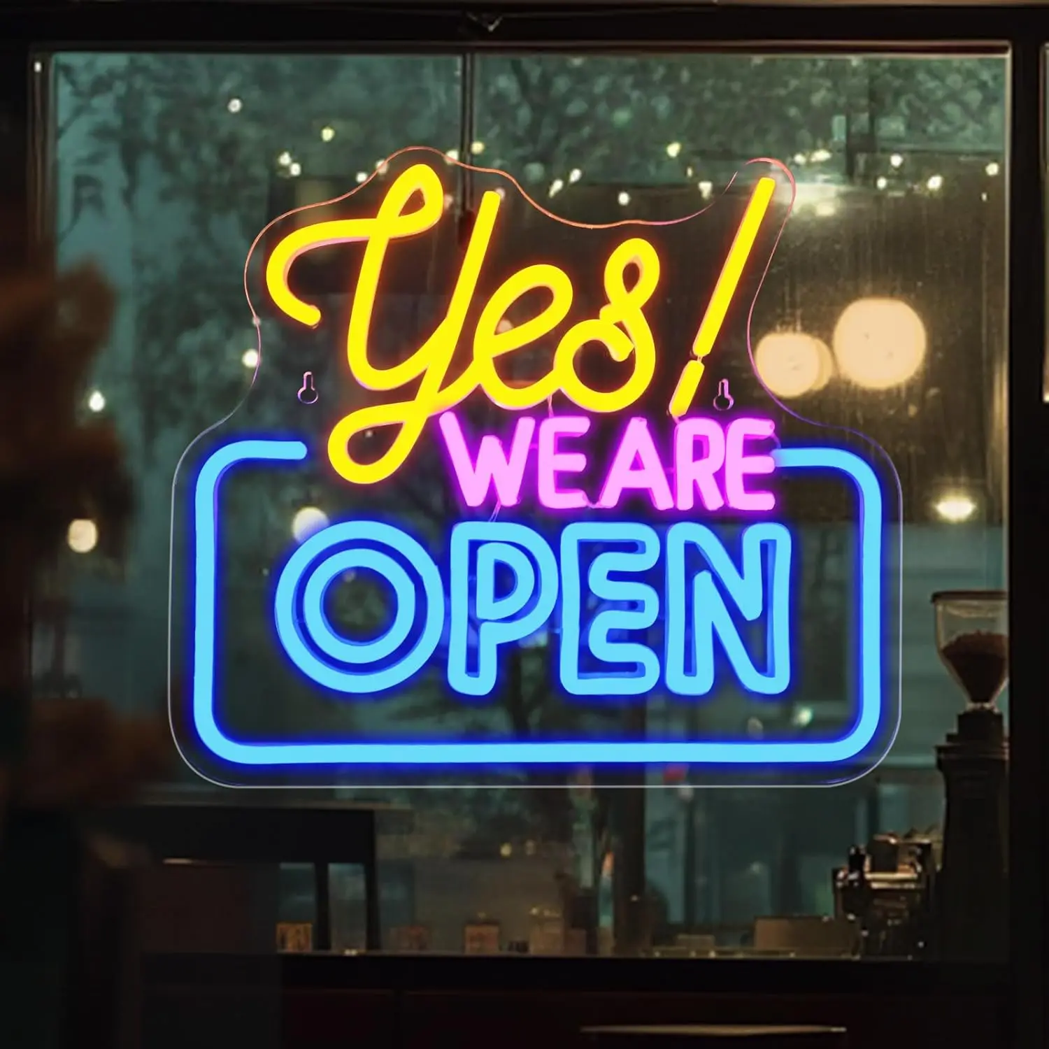 Open Neon Signs Dimmable Led Open Signs for Wall Decor Business Window Coffee Bar Kitchen Door Windows Shop Hotel Party