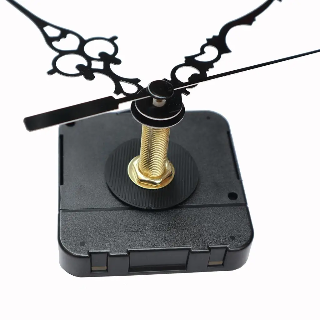 Metal Clock Movement Mechanism Kit Antique Style DIY Repair Parts Manual Clockwork for Large Plate Clocks