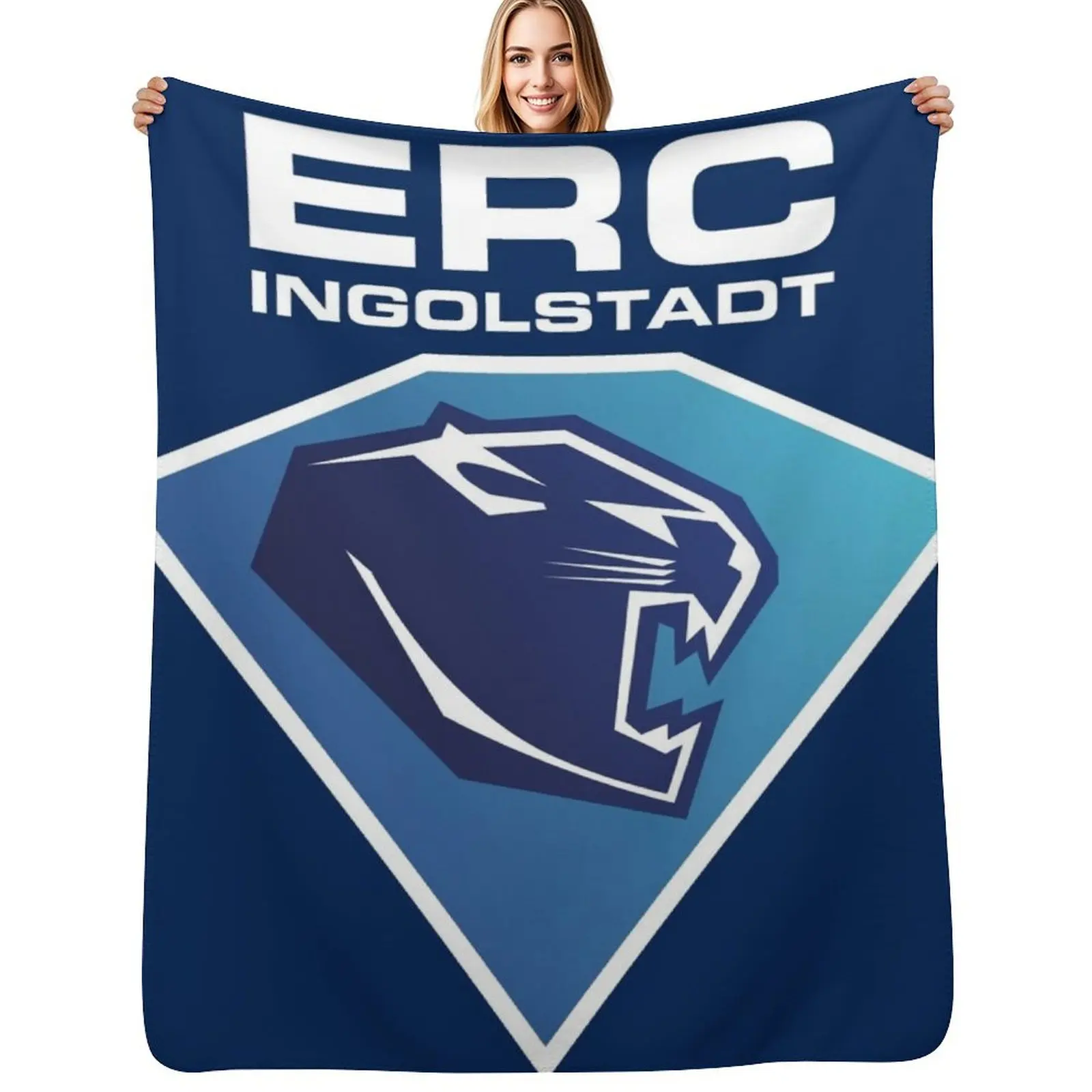 

ERC Ingolstadt Throw Blanket Soft Plush Blanket as Housewarming Gift
