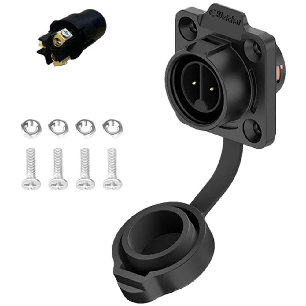 LP16 IP68 Rated Aviation Connector 2-5P Male Female Industrial Power Socket with Push Pull Lock for Reliable Connection