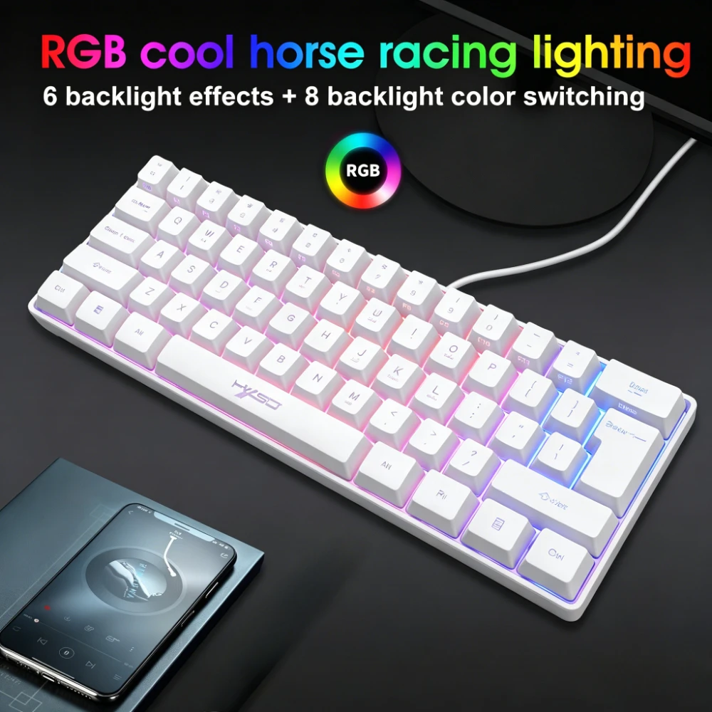 Teclado de membrana com 61 tec - Gaming Keyboard Mouse Set avaliação e preço