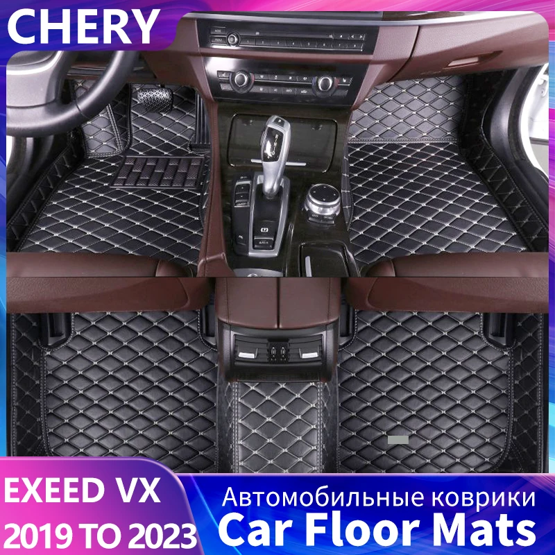 Автомобильные коврики для Chery Exeed VX 2019-2023, коврики, украшение интерьера, защитные чехлы, водонепроницаемые автозапчасти