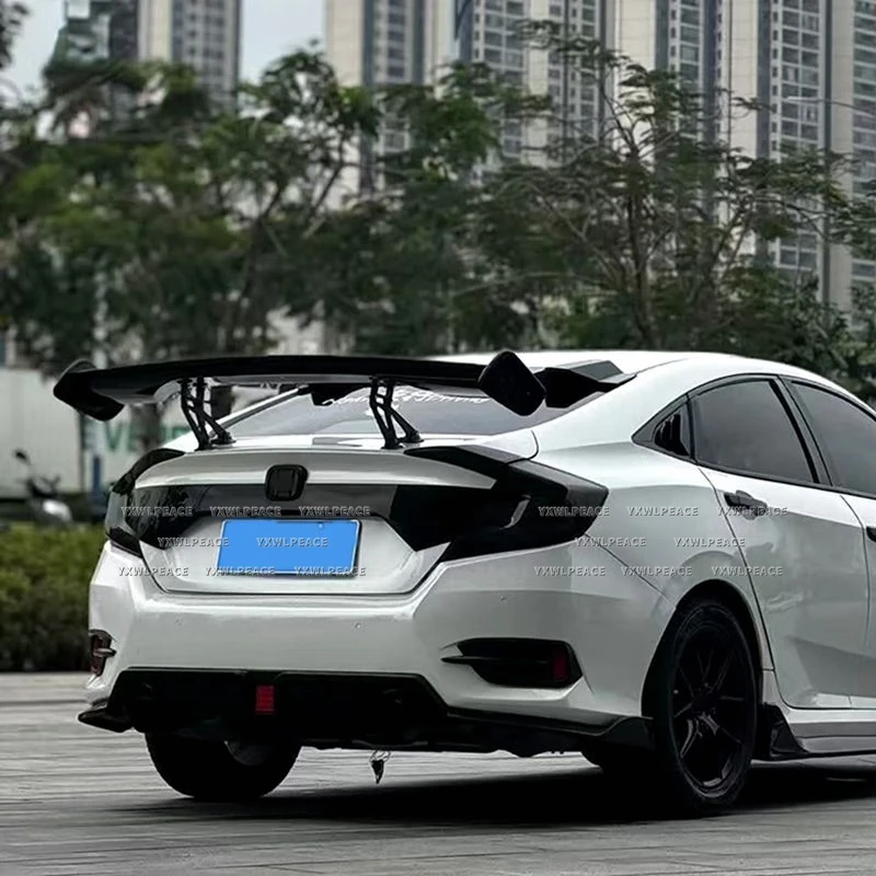 

For Honda Civic 10th Gen 2016-2020 4 Door Rear Trunk Lid Spoiler Wing Car Accessories
