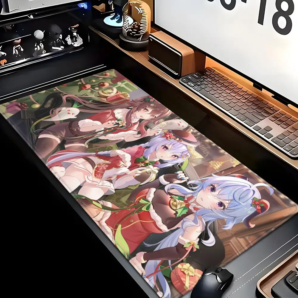 

China's hot-selling game mouse pad Beautiful XXL Game Exclusive MousePads pad for Genshin Impact Christmas Limited Edition