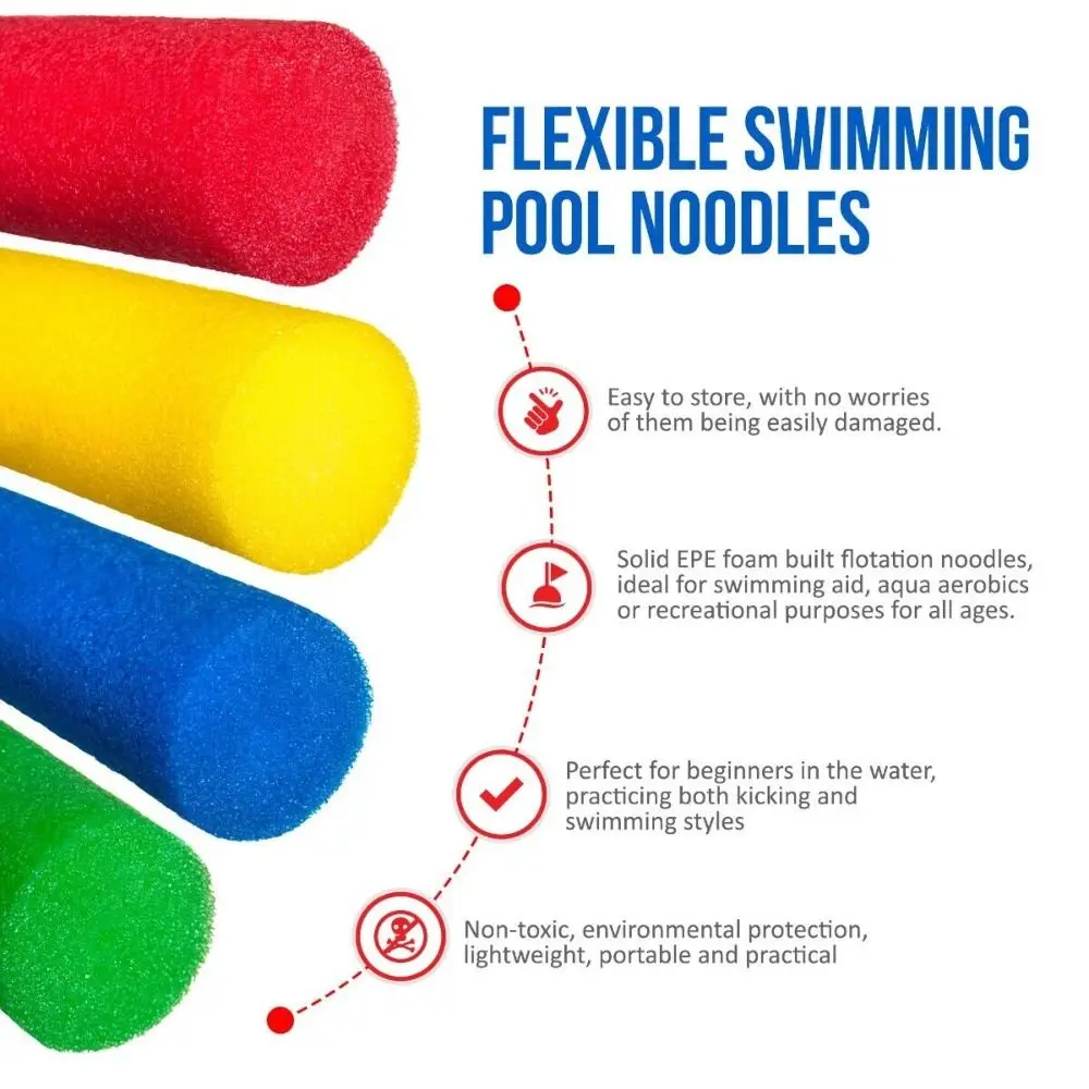 Palo de flotación para piscina de niños, accesorios de espuma flotante, Flexible, útil