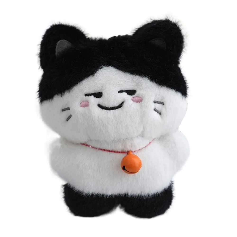 Backpack Pendant Bell Cat Keychain Animals Stuffed Cat Pendant Soft Kawaii Cat Pendant Birthday Gifts