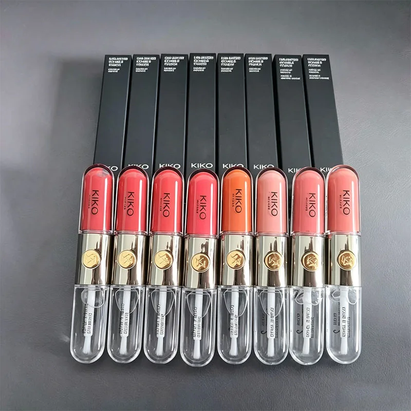 Luxury Makeup KIKO 3D Liquid Lip Glaze Gloss Nourishing Full Lips Lasting Not Fading Pink Crimson Mirror Shiny Luster Lipstick
