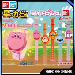 BANDAI Kirby Action Figures Model Character Design Lighting Luminous Watch Gashapon Official Genuine Ornament Cute Collectible