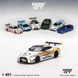 MINI GT 1:64 Model Car LB-Silhouette WORKS GT 35GT-RR Ver.2 Alloy Vehicle Die Cast Model Toy Car & Collection Gift & Display