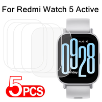 Full Screen Protector For Xiaomi Redmi Watch 5 Active Lite HD Tempered Glass SmartWatch Protective Film For Redmi Watch 5Active