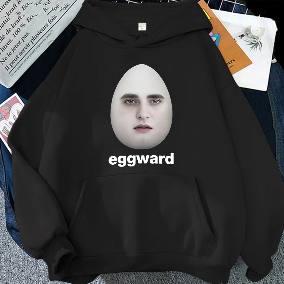 

Hot Twilight Eggward Funny Meme Hoodies Edward Cullen Parody Humor Hoodies Men Women Casual Long Sleeves Winter Couple's Hoodies