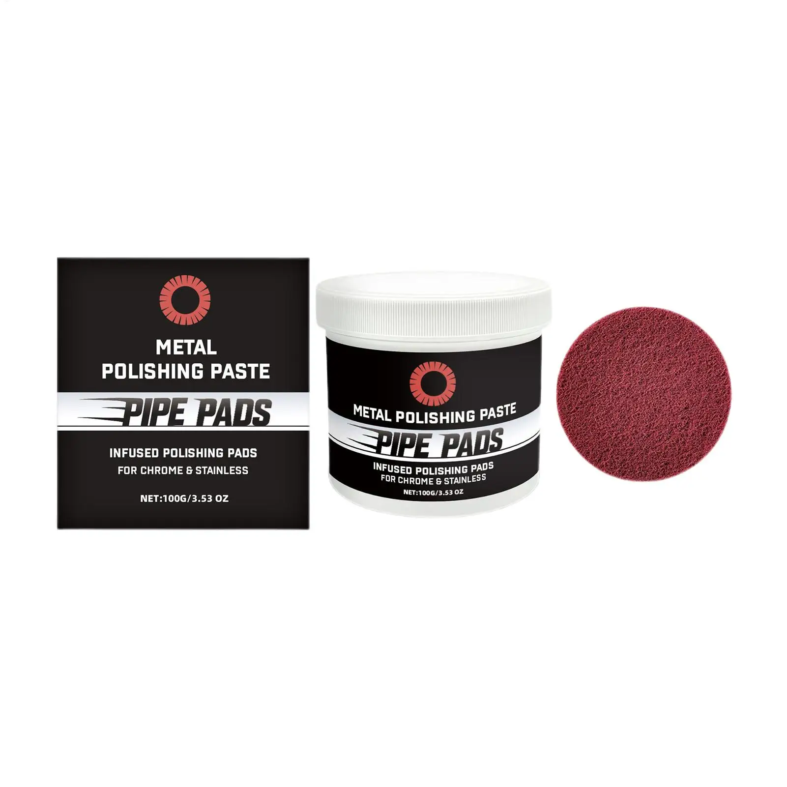 Metal Polishs Protectant Scratch Remover Professional Repair Paste For Removes Oxidation Discoloration Brass Aluminum Pipes