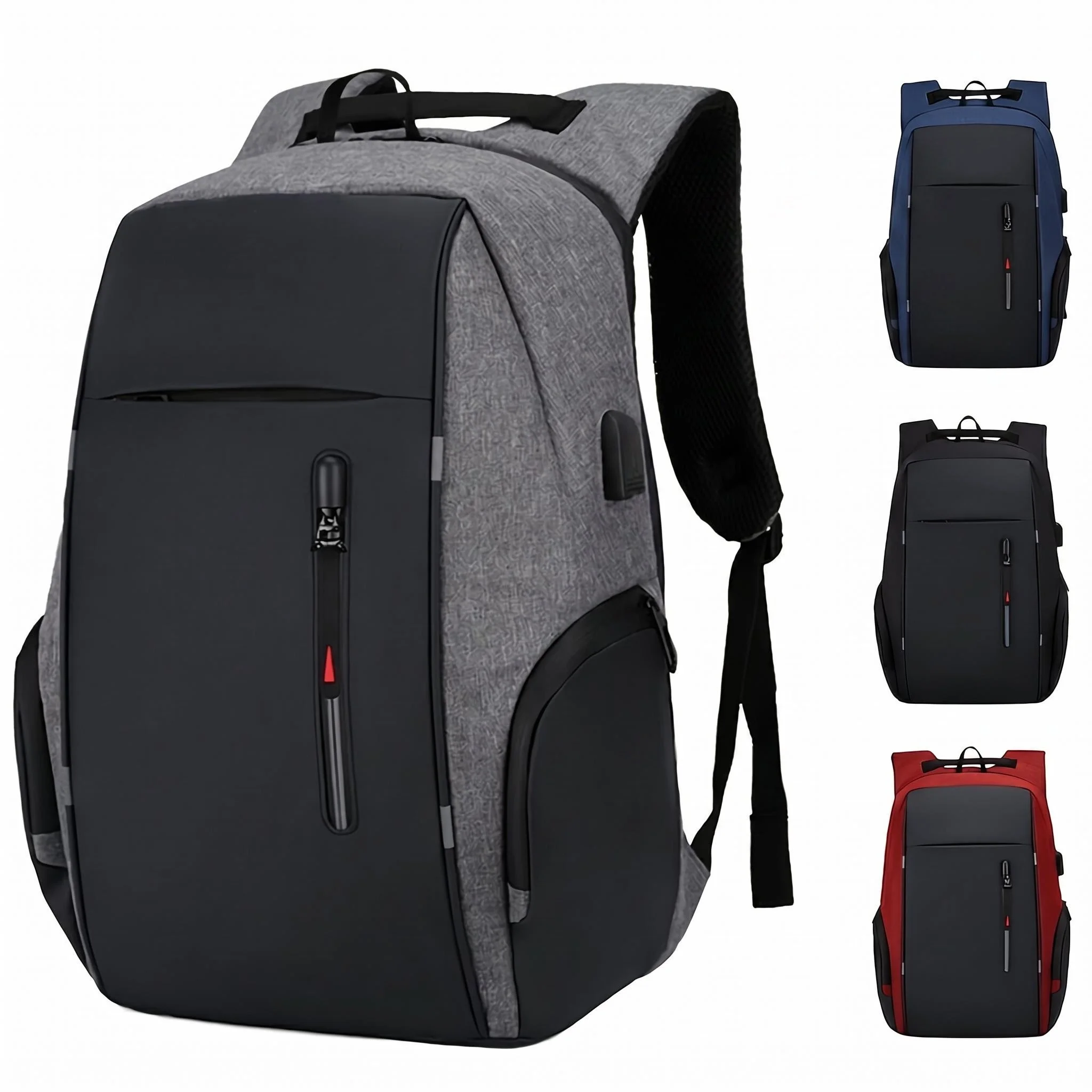 Anti Theft Men Business Laptop Backpack 15.6 Inch Water Resistant Backpack Multi Pocket Travel Office Work Computer Rucksack