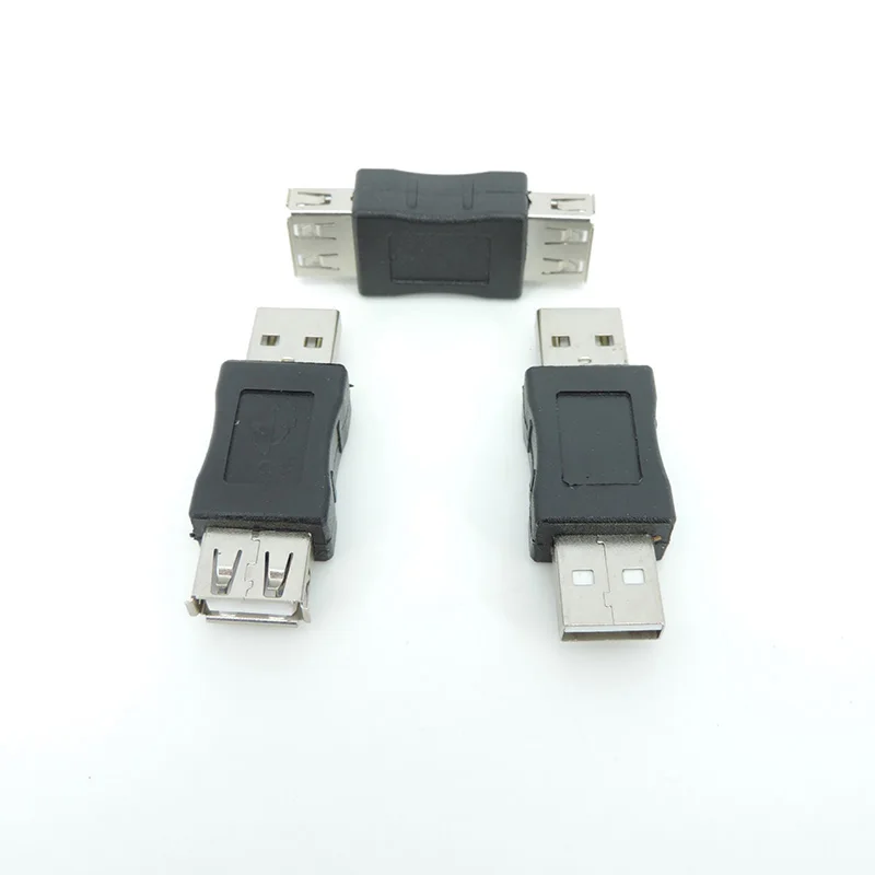 

USB 2.0 Type A male Female Coupler Adapter plug socket Connector for PC Laptop Diy Extender Cable Converter E1