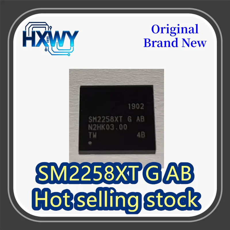 

(2/20 pieces) SM2258XT G AB SM2258XTG BGA Main Control Chip, Brand New Original