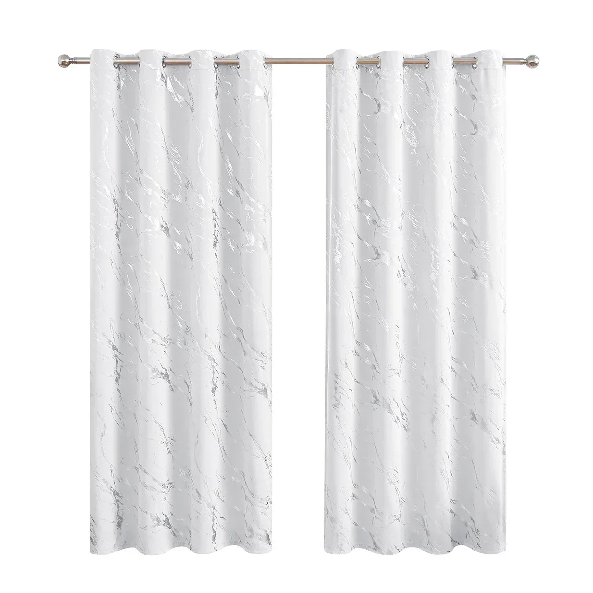 NH4038Marble high-precision blackout curtains for bedroom and living room sun protection and heat insulation curtains