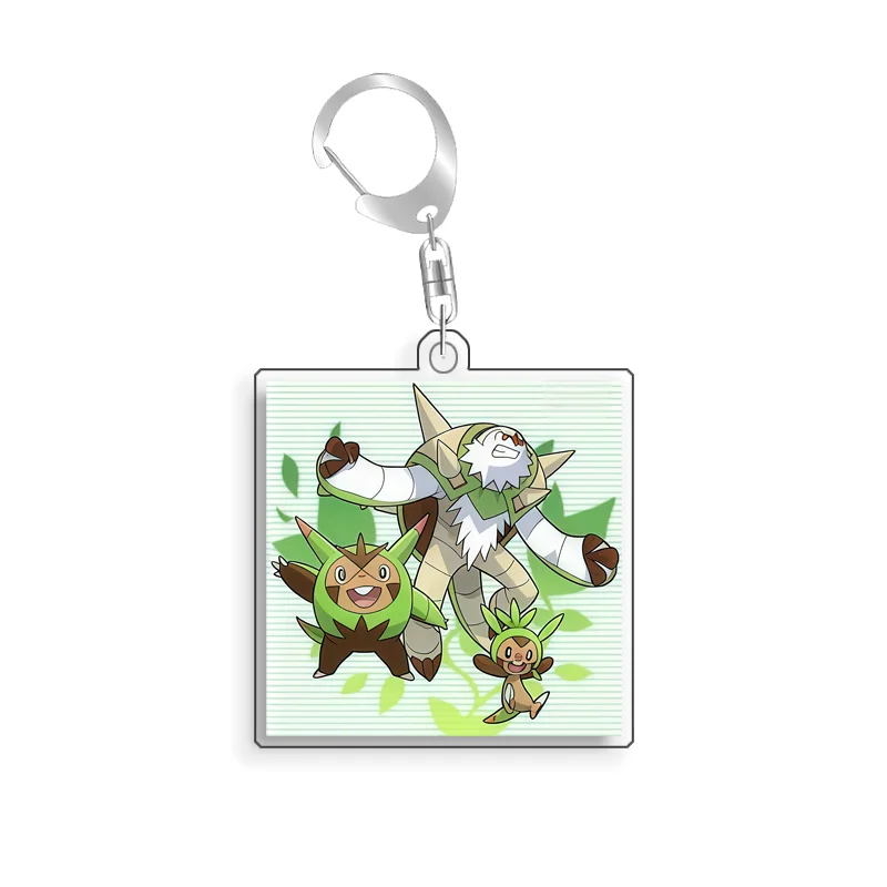 for Pokemon Elf Qikchu Bulbasaur Charmeleon Charizard Acrylic Selfmade Original Cute Cartoon Anime Keychain Pendant Toy Gift