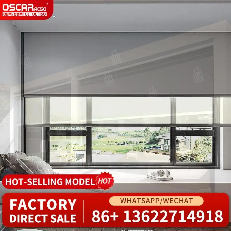 

Wholesale Factory Prices Electric Outdoor Heavy Duty Roller Curtain Windproof Waterproof Sunshade Rolling Blind