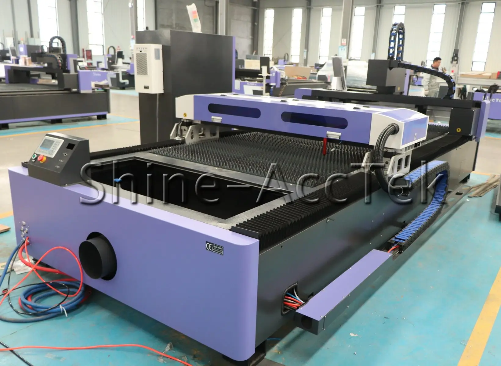 Máquina cortadora láser CNC combinada de CO2, 6000w, fibra + 300w, acero inoxidable, Metal, madera y acrílico, alto rendimiento