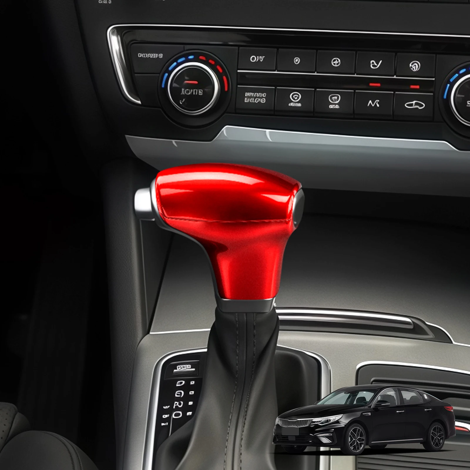 For Kia Cadenza K5 K7 2017-2019 Gear Shift Head Cover Console Trim Car Interior Styling Accessories
