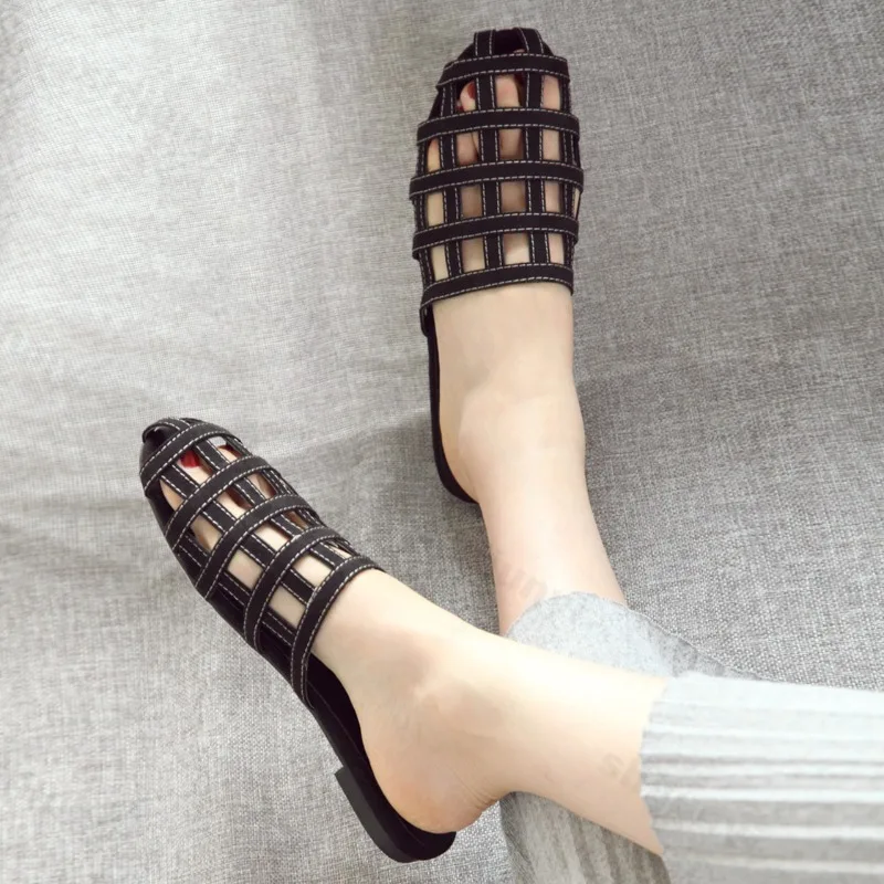 

Casual Sandals for Women's Summer 2025 New Hollow Breathable Comfortable Outdoor Beach Fashion Elegant Lightweight Cool Slippers