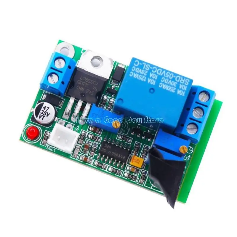 462D Stable Relays Switching Module Featuring Voice Light Control Adjustable Time Delay For Home Automation 1~60 Seconds