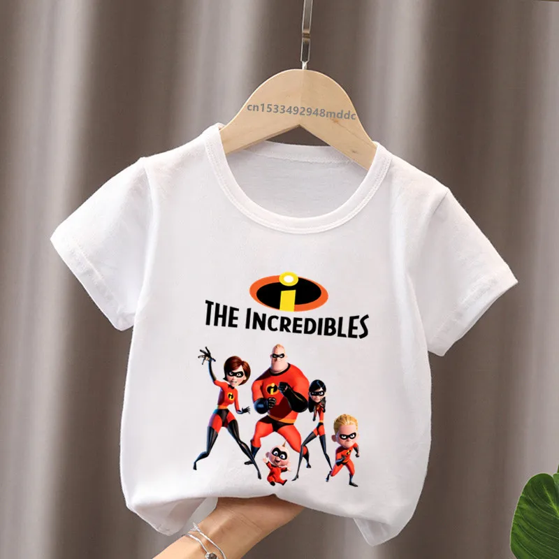 

Hot Selling Incredibles 2 Fun Printed Children's T-shirt Children's Clothing Pure Cotton Short Sleeve Summer Children's Top