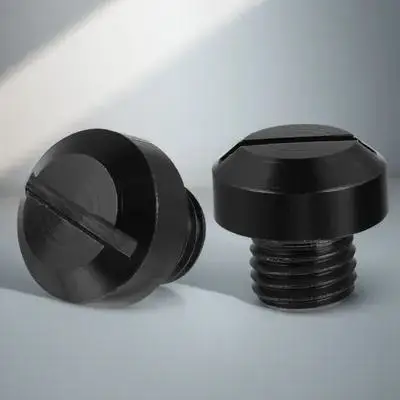 

2Pcs Motorcycle Mirror Hole Screws Aluminum Alloy Replacement Electroplated Cover Protection Blanking Caps Rearview Accessory