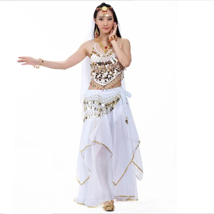 

Belly Dance Performance Costume for Women Five Piece Sets Belly Dance Wear Dresses Adults Stage & Dancerwear Gong Avec Support