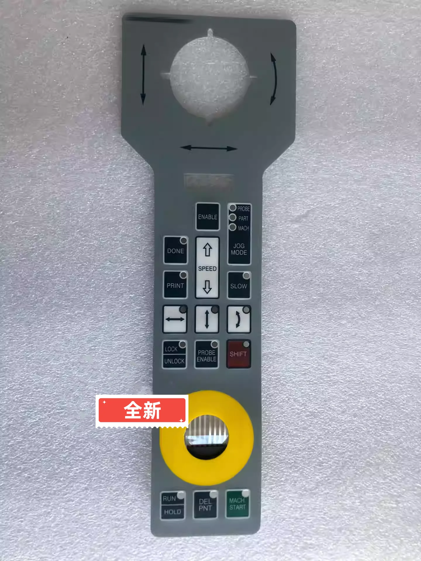 

Three coordinate handle control panel button film