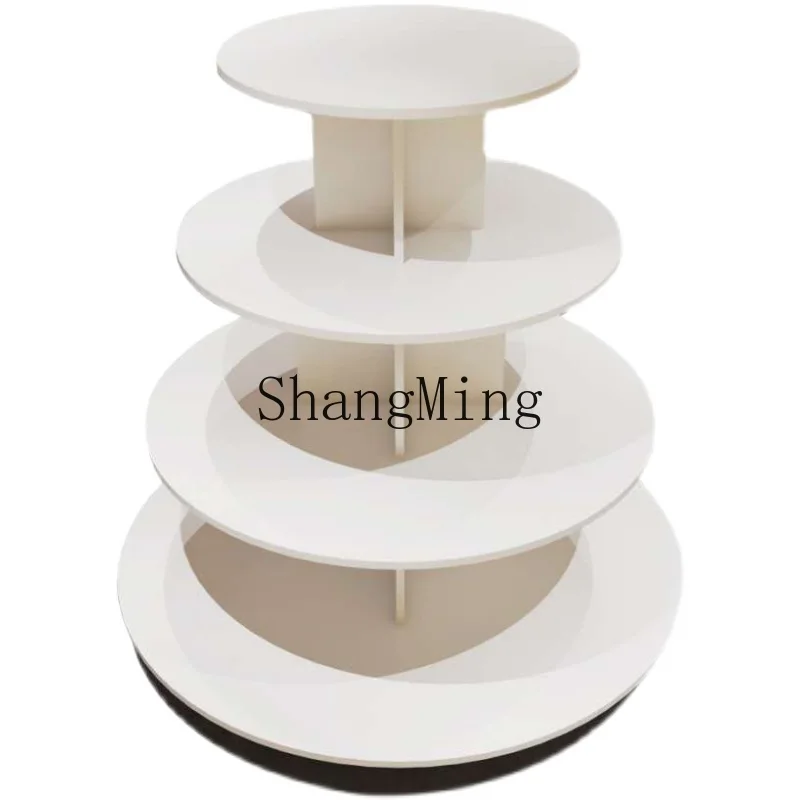 

ZYH round new display stand, cosmetics shoes display stand, supermarket stack head display case