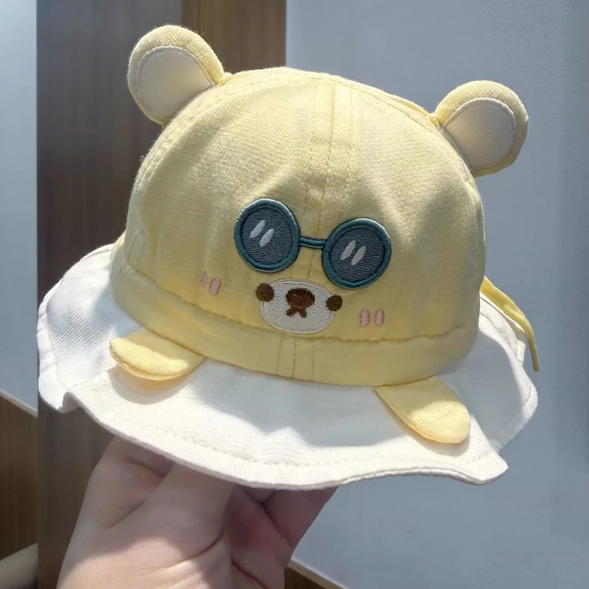Baby Hat for Spring and Autumn, Lightweight Sun Protection Cap for Boys, Stylish Adjustable Fisherman Hat for Infants and Toddle view 5