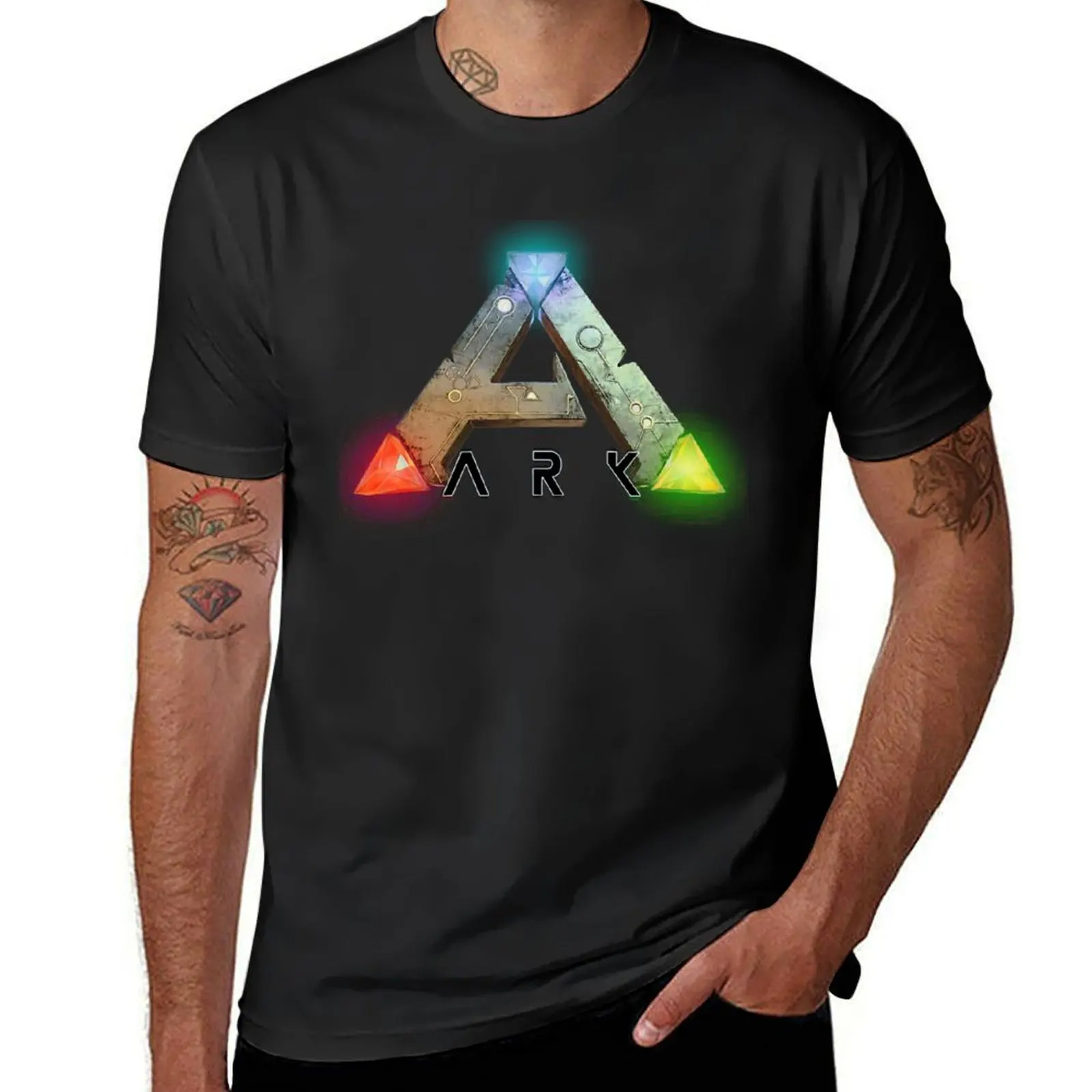 

ARK Survival Logo T-Shirt vintage anime shirt Man t-shirt funny shirt cotton vintage mens clothing