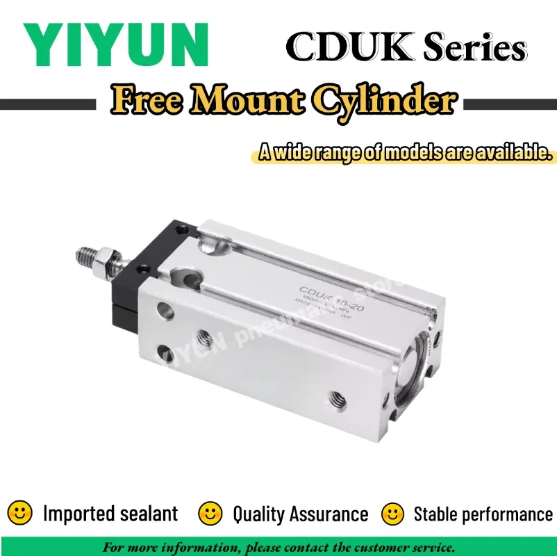 

Пневмоцилиндр без вращения штока CDUK6 CDUK25 CDUK32-5D-10D-15D-20D-25D-30D-35D-40D-45D-50D серии CDUK для SMC, 1 шт.