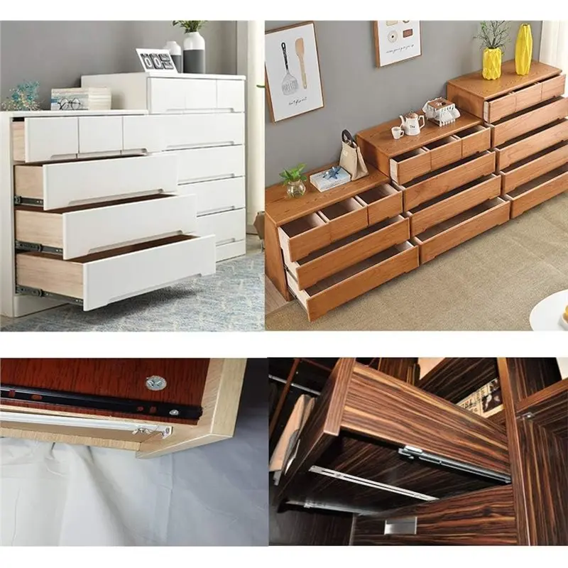 ABSF Furniture Accessories Drawer Repair Kit-Brackets For Reinforcing And Fixing Wood/MDF Chipboard Drawers Cabinet 2Pair