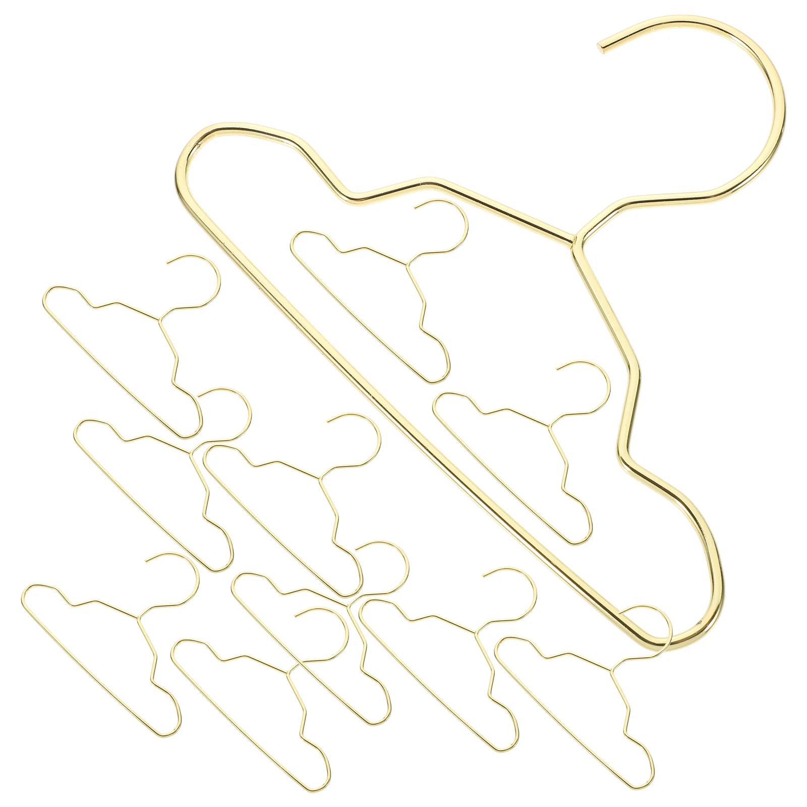 

10 Pcs The Cat Pet Hanger Baby Clothes Racks Mini Metal Goldendoodle Small Hangers