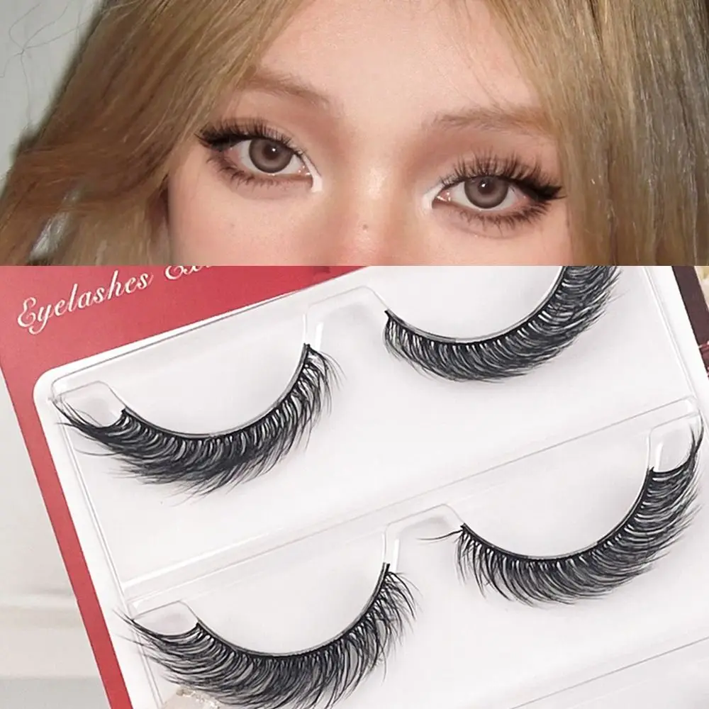 3D Faux Mink Hair False Eyelashes Thickness Dramatic Fox Lashes Fox Style Lash Extension Tools Eyelashes for Eyelash Extension