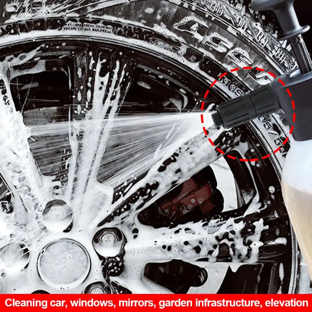 مضخة يدوية تعمل بالرش الرغوي ، ضغط يدوي ، بخاخة مياه ، غسيل السيارات ، لانس رغوة الثلج اليدوي #6